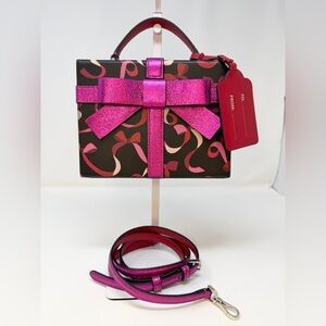 Kate Spade New York Wrapping Party Gift Box Crossbody bag NWT